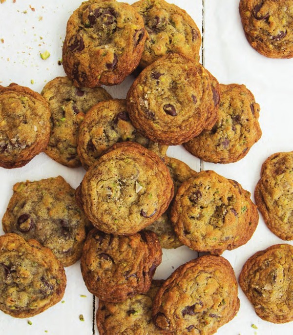 Dark chocolate, pistachio and smoked sea salt cookies recipe Eat Your