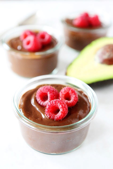 Dark chocolate pudding