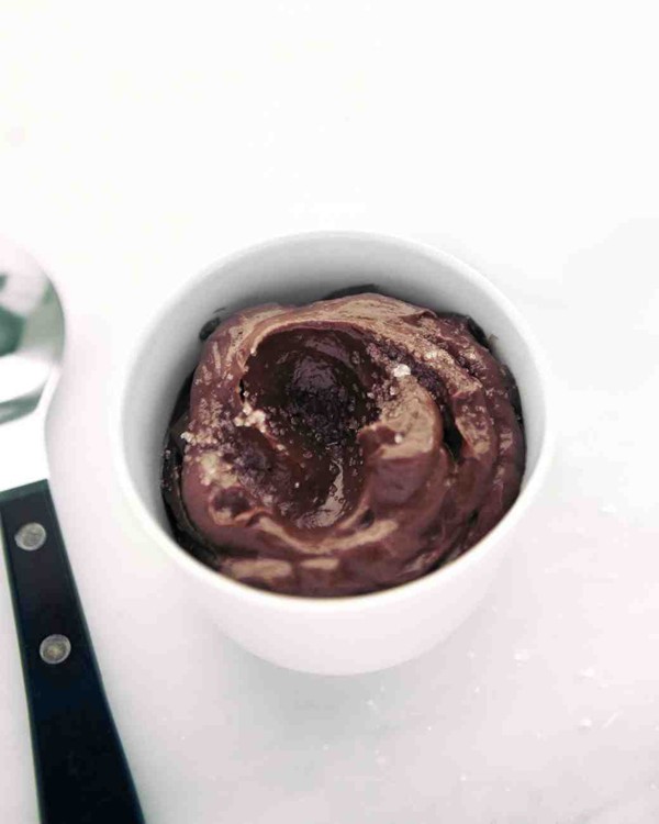 Dark chocolate "pudding"