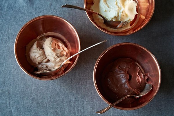 Dark chocolate whipped cream