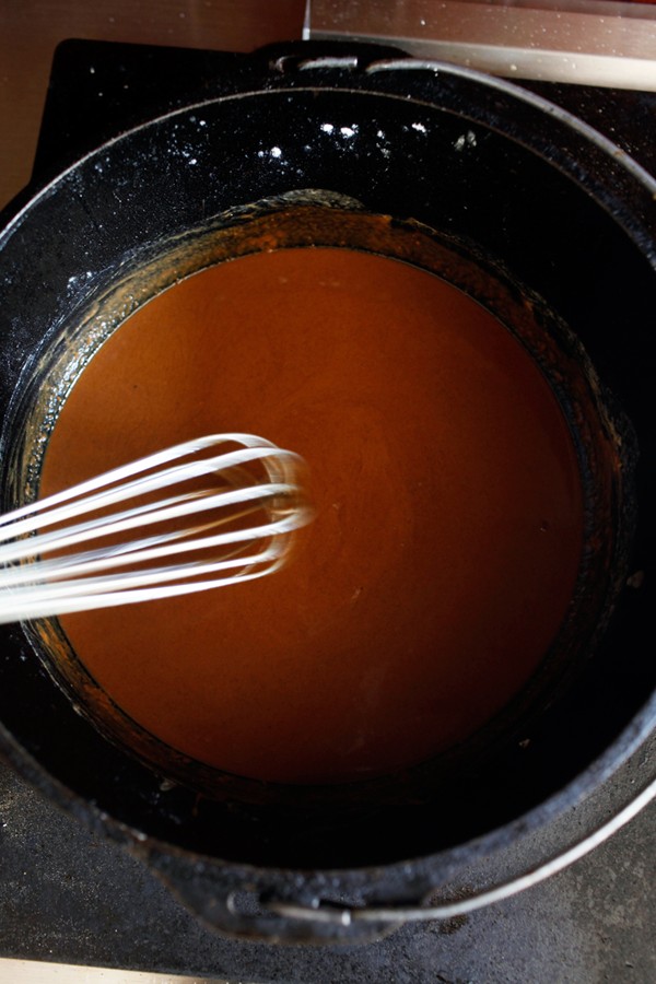 Dark roux