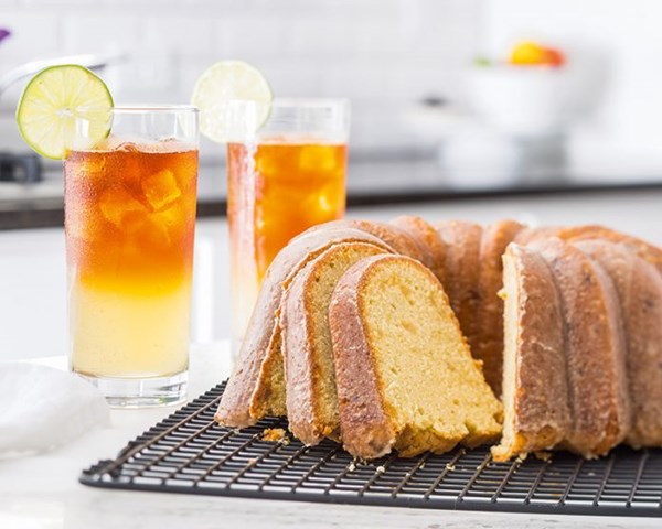 Dark rum glaze