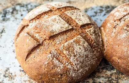Dark rye bread