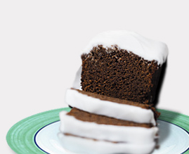 Dark sticky gingerbread