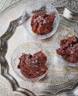 Darkest chocolate mousse