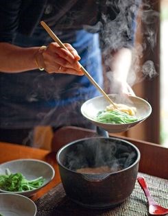 Dashi-cooked vegetables (Nibitashi)