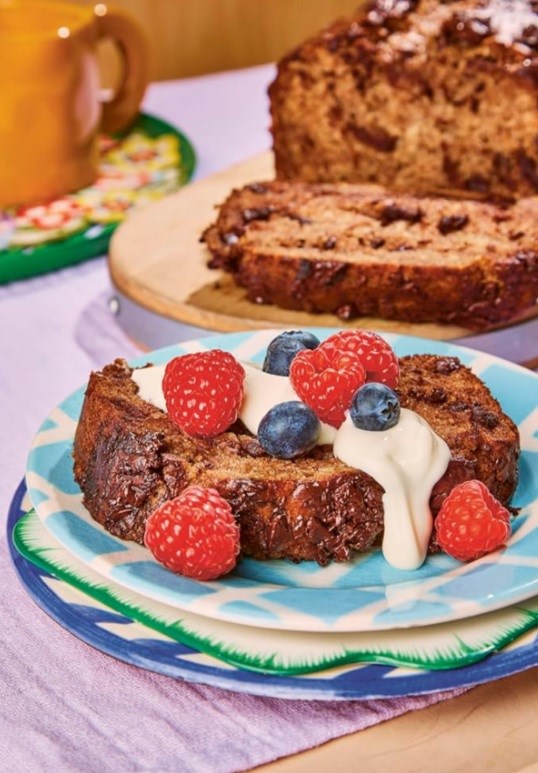 Date + dark chocolate banana bread