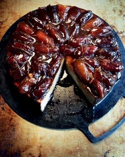 Date & lemon ricotta cake