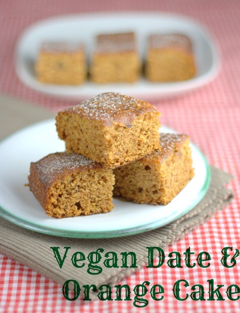 Date & orange cake 