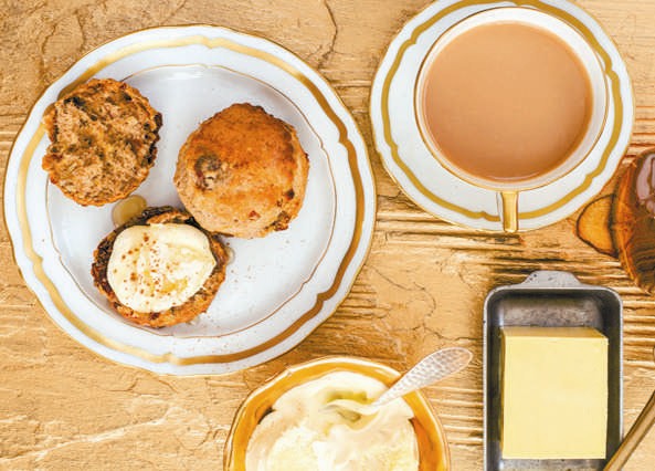 Date & orange cinnamon scones