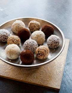 Date & tahini truffles