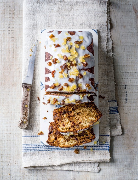 Date and ginger tea loaf