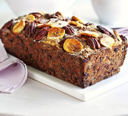 Date, banana & rum loaf