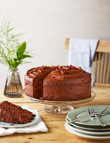 Date, chocolate and sweet potato cake