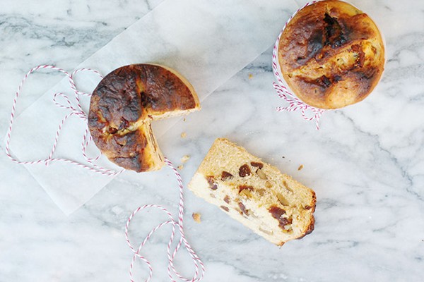 Date, fig, and walnut panettone
