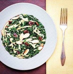 Date-nut kale salad