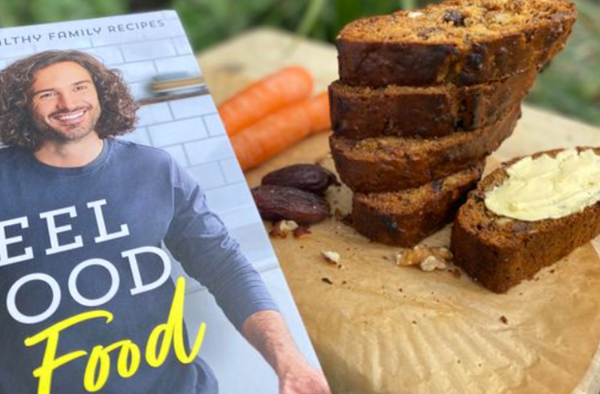 Date, walnut & carrot loaf cake