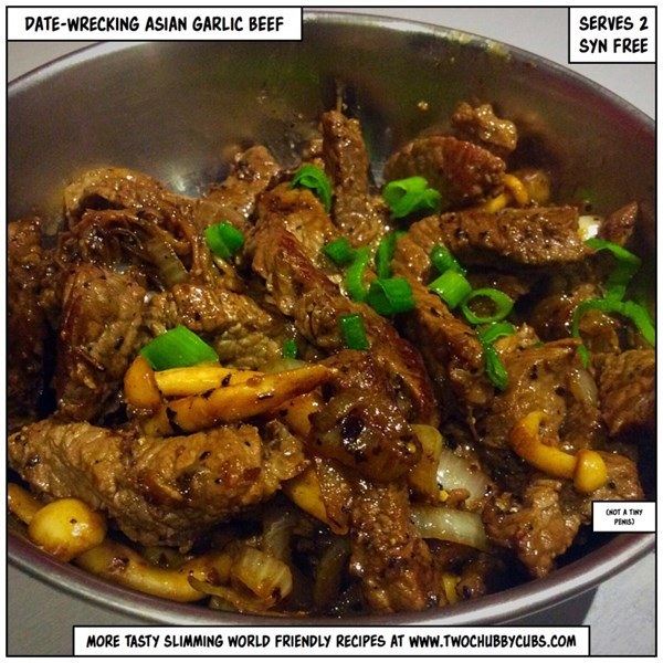 Date-wrecking garlic beef
