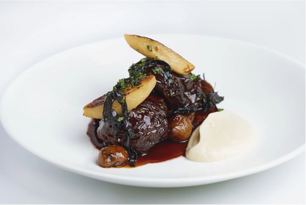 Daube of venison with quince & chestnuts [Chris & Jeff Galvin]