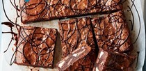 Dave's triple-chocolate brownies