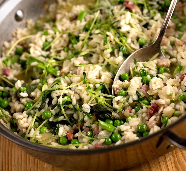 David Tanis's risi e bisi