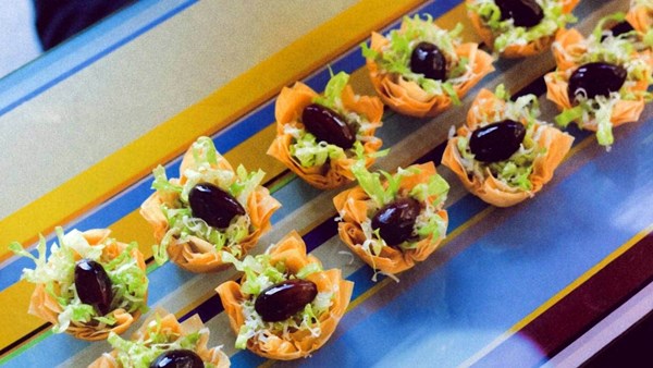 David's Caesar salad tartelettes