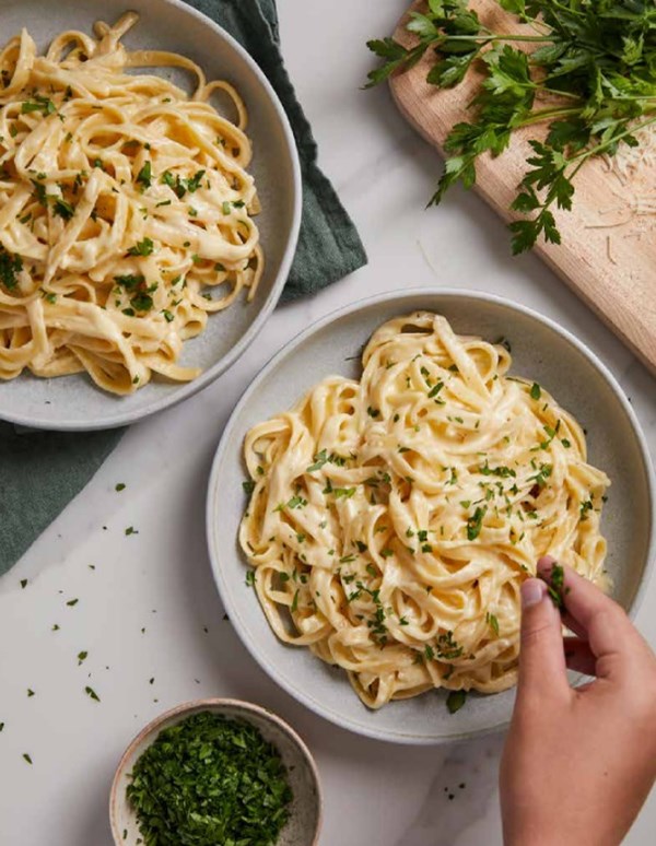 David's fettuccine Alfredo