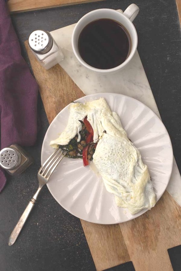 Dean's awesome egg white omelets