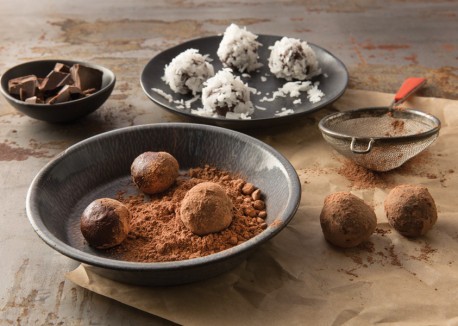 Decadent vegan chocolate truffles