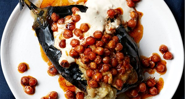 Deconstructed baba ganoush