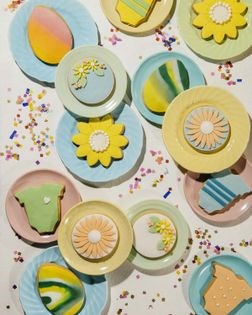 Decorated sugar cookies