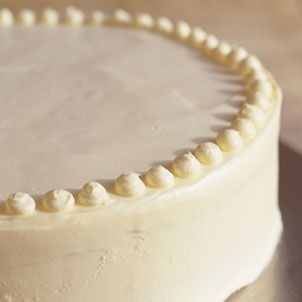 Decorating with piped frosting