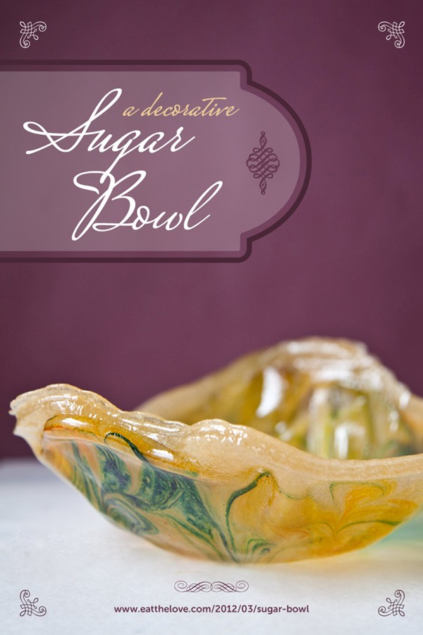 Decorative sugar bowl