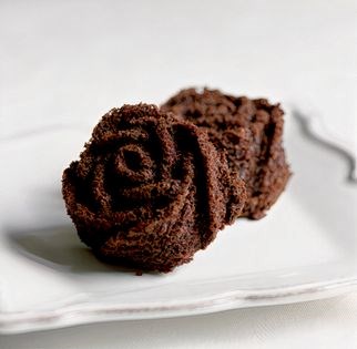 Deep chocolate rosebuds