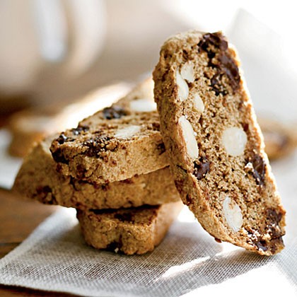 Deep dark chocolate biscotti