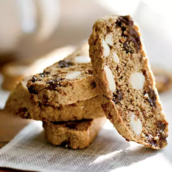 Deep dark chocolate biscotti
