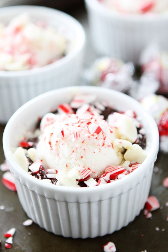 Deep dish chocolate truffle cookies