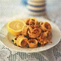 Deep-fried calamari
