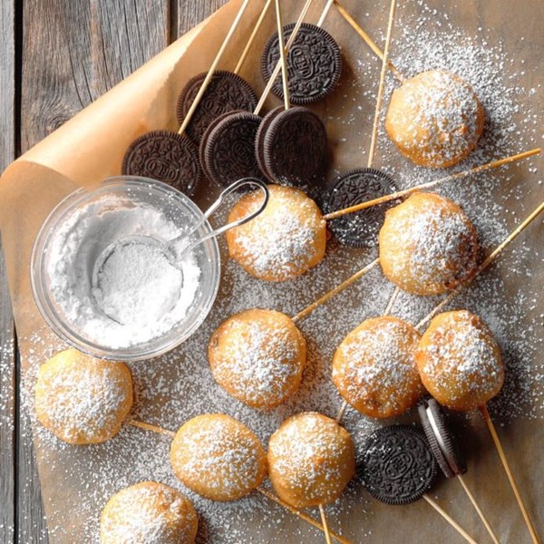 Deep-fried cookies