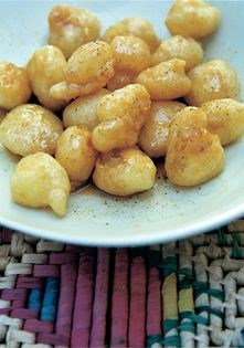 Deep-fried honey and cinnamon syrup puffs (Loukoumades)