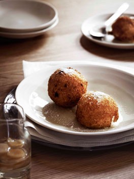 Deep-fried ice-cream