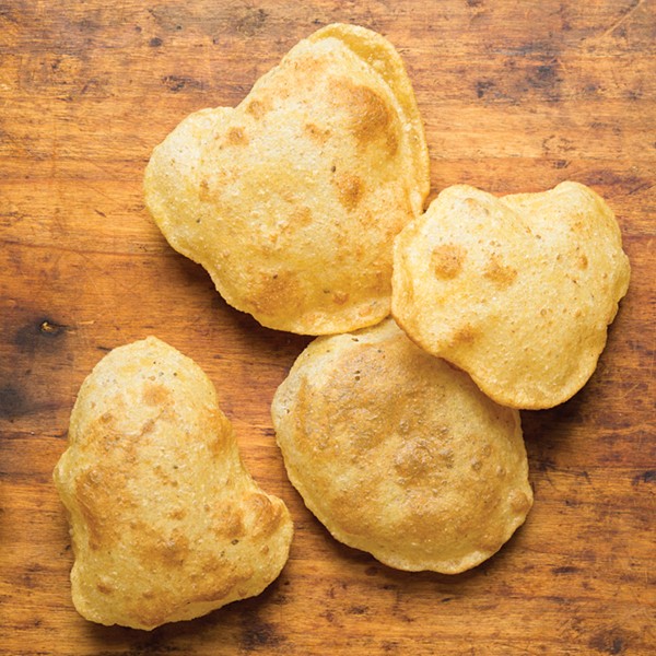 Deep-fried Indian bread (Puri)