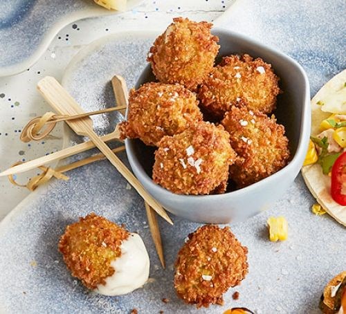 Deep-fried olives