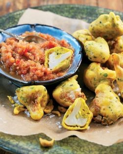 Deep-fried spiced cauliflower