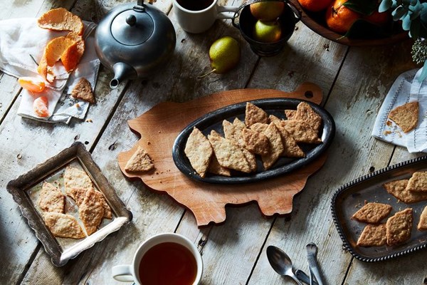Deirdre's coconut and sesame shortbread