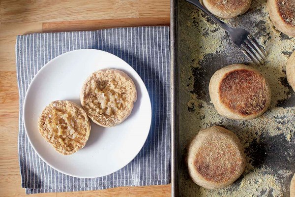 Deli rye English muffins