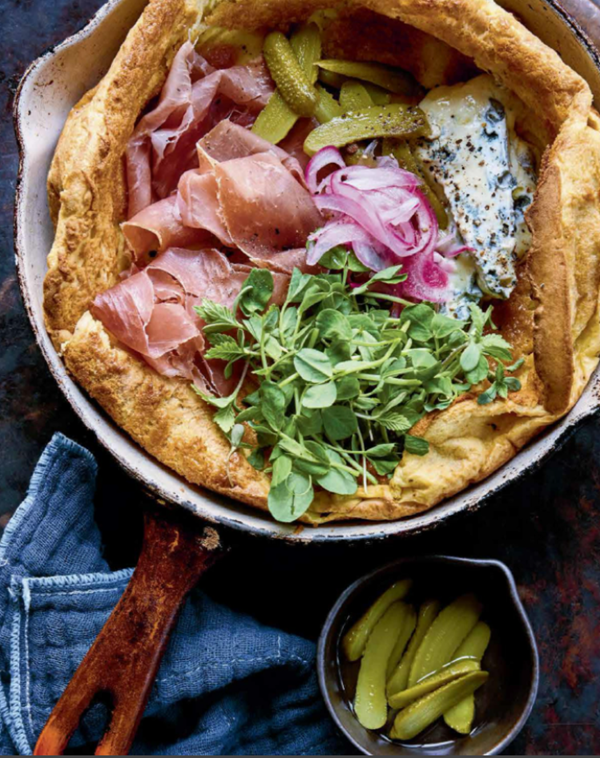 "Deli sandwich" Dutch baby