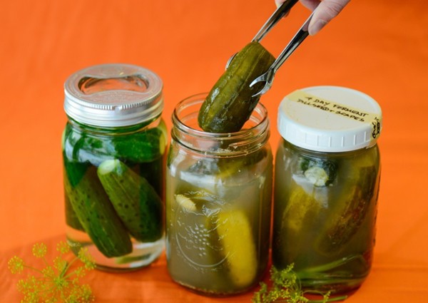 Deli-style fermented sour pickles
