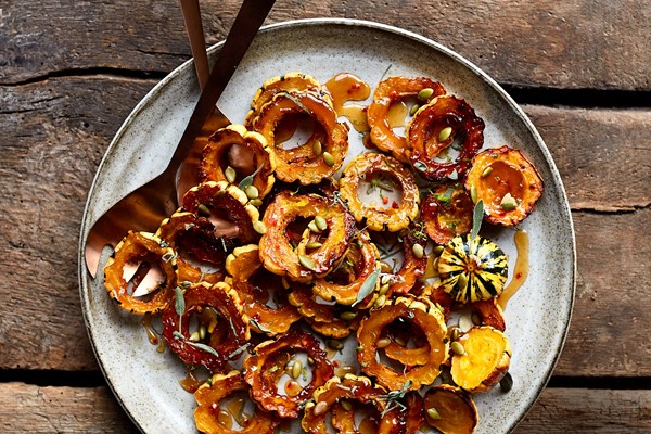 Delicata squash agrodolce