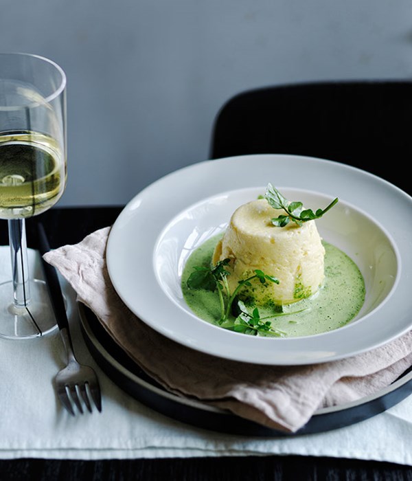 Délice soufflés of fromage blanc